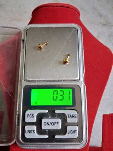 Star Stud Earrings gold 22crt