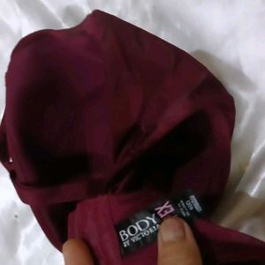 Maroon Padded Bra