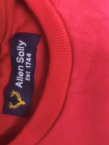 Red Crew Neck Sweatshirt