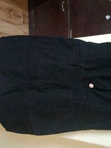 Chic Black Button-Up Mini Dress