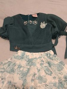 Beautiful Teal Green Lehenga Choli