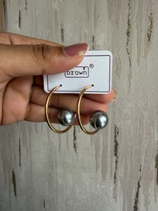 Cherry Hoop Earrings