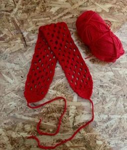 Handmade Red Crochet headband