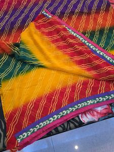 New  Saree With Blouse piece