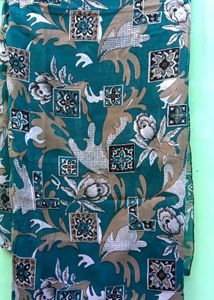Vintage Floral Pattern Saree 💚✨