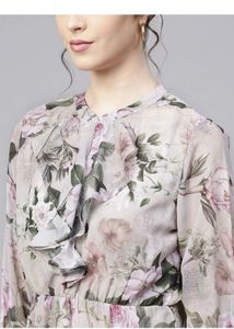 SASSAFRAS Floral Dress(Above Knee Length)|Size XS