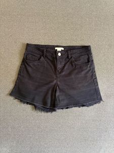 H&M Black Denim Shorts