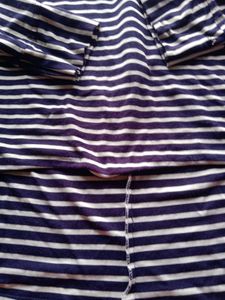 Navy &amp; White Striped Co-ord Set