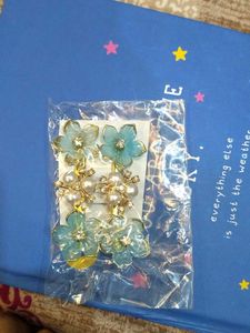 3 Pairs Flower Hair Clips