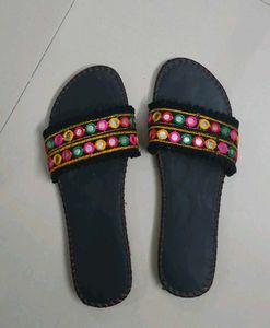 Ethnic Flat Slippers