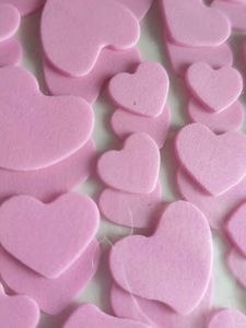 Pack Of 3 Heart Stickers -2 Sheets Per Pk
