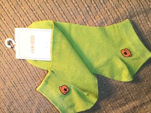 Cute Green Ankle Socks
