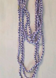 Cute Lavender &amp; White Hair Ties
