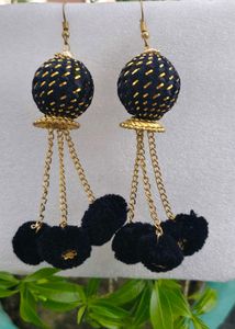 Designer Jhumka &amp; Tassel Earrings Set