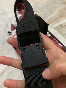 Nike Plaid Fanny Pack