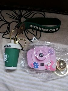 Starbucks &amp; My Melody Keychains