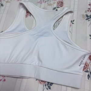 HRX White Sports Bra