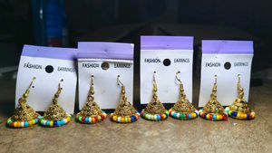 Boho Jhumka Earrings