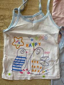 Cute Baby Tie-up Cotton Tops ( 7 pieces)