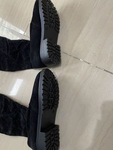 Unused Black Thigh High Boots