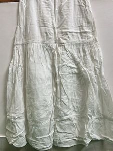White Sleeveless Maxi and midi Dress