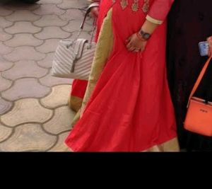 Elegant Gold Brocade Ethnic Skirt