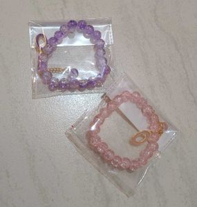 Beaded Charm Bracelets Pack Of 2