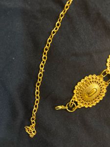 Elegant Gold Tone Chain Belt
