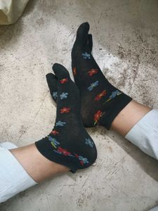 Cute Floral Tabis Socks