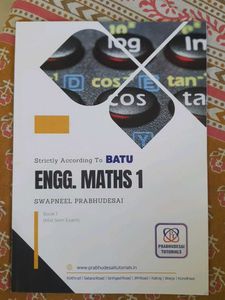 Engg. Maths 1 Book