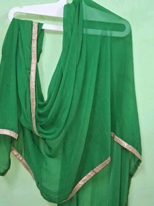 Elegant Cream and Green Kurta pick up 1