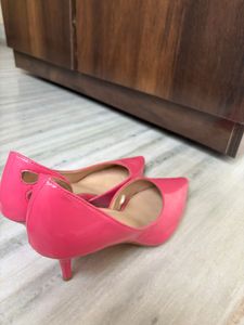Hot Pink Patent Leather Heels