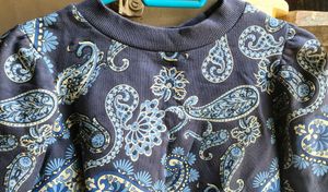 Paisley Print Top