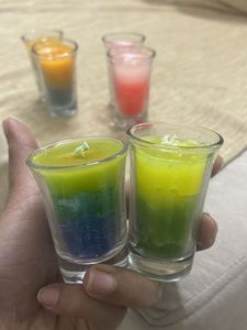 Set of 6 Shot Glass Scented Candles