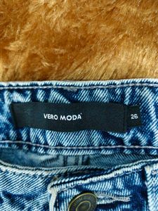 Vero Moda Distressed Blue Denim Jeans