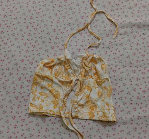 Chic Floral Halter Top