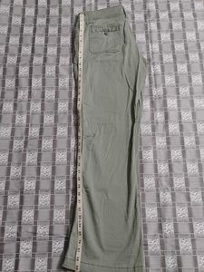 y2k imported  olive low rise bootcut jeans