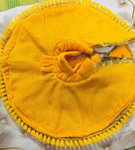 Laddu Gopal Velvet Fancy Dress Colours Yellow
