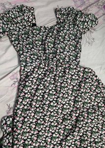 Floral Print Mini Dress