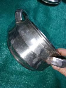 Vintage Stainless Steel Pot