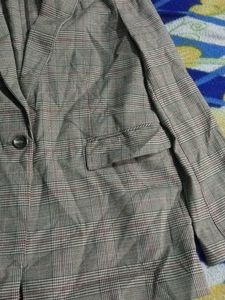 Checkered Blazer