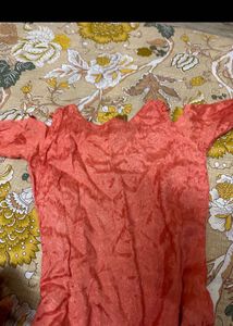 Elegant Ethnic Kurta Orangish Color