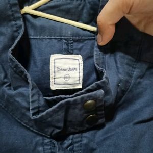 Blue Crop Jacket