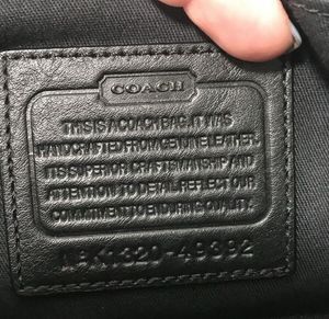 Auth COACH Saffiano Leather Mini Satchel Bag