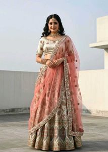 Off-white Lehanga Choli