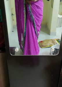 Elegant Purple Saree