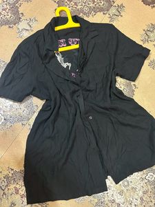Oversized Shirt Back Print
