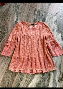 Elegant Lace Bell Sleeve Top
