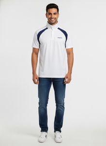 Reebok White & Navy T-Shirt