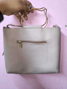 Cute Cat Handle Fringed Handbag
